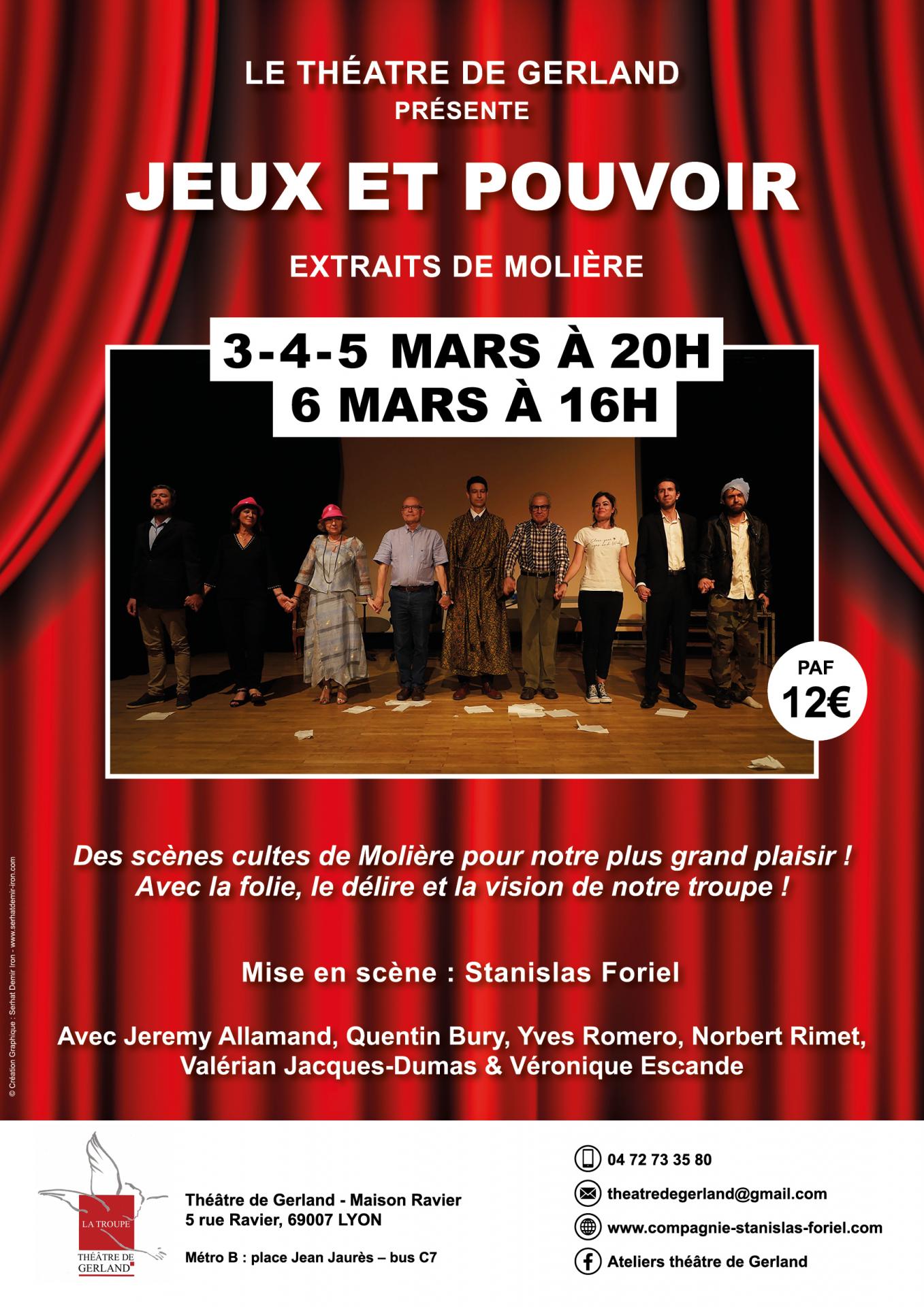 Affiche theatre gerland