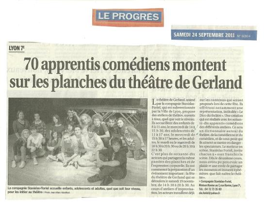 Le progres 24 09 11